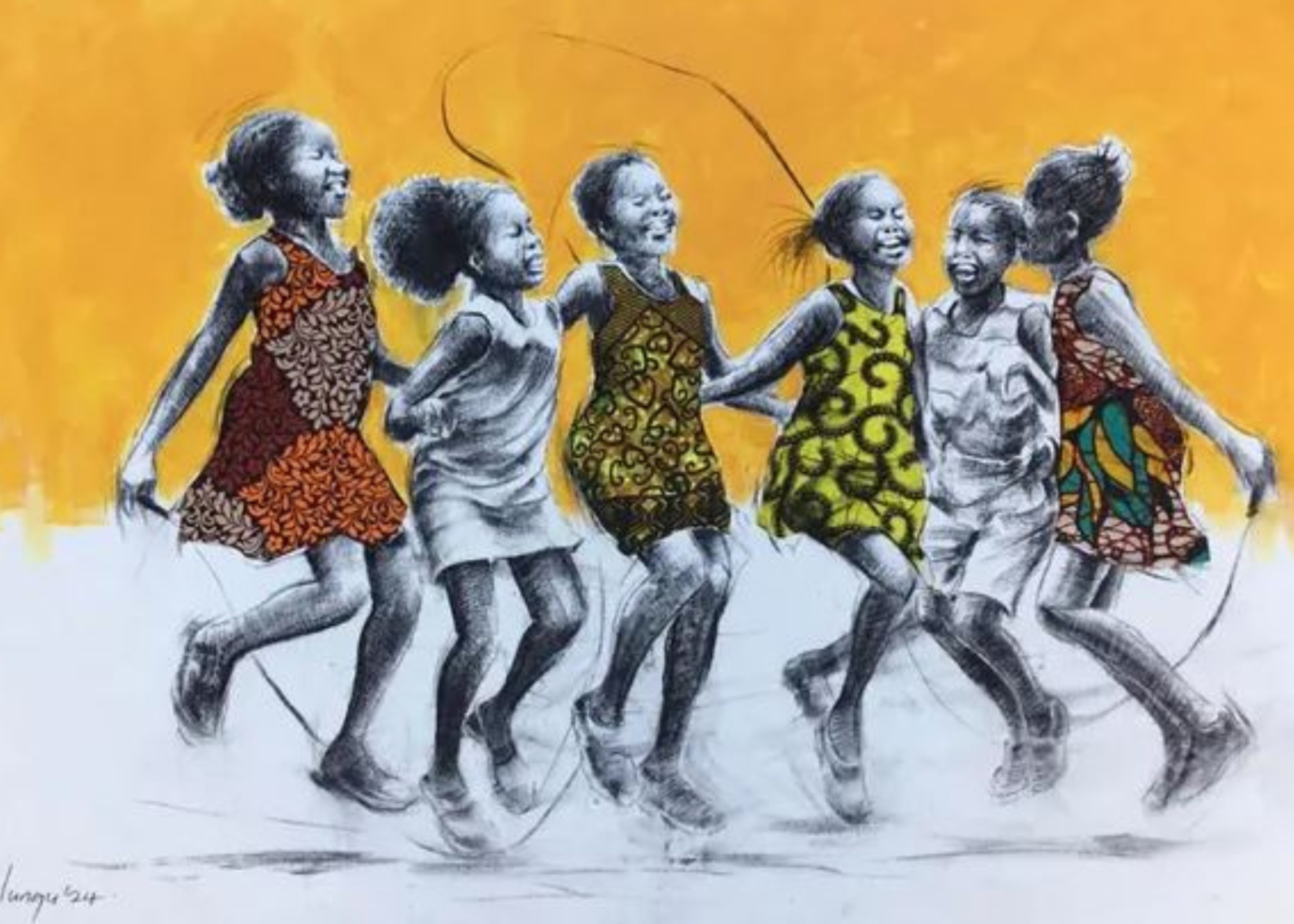 Barry Lungu, Joyful Leap - Nicoleta Gallery Berlin, Germany Barry Lungu, Joyful Leap - Nicoleta Gallery Berlin, Germany