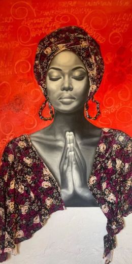 Painting, Meditation - NIcoleta Gallery Berlin Germany, Keith Zenda