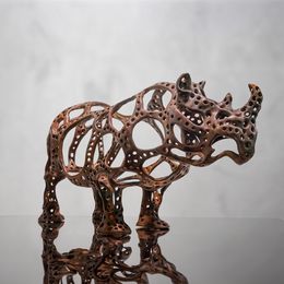 Sculpture, Bio Rhino, Richard Texier