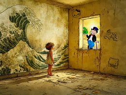 Print, La Promesse dorée, Benny Arte