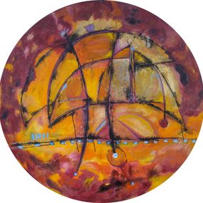 Pintura, Sol naciente, Francisco Muñoz Tejeida