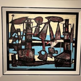 Painting, Les phares et les voiliers, Claude Vénard