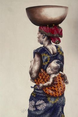 Painting, Mweya wekurera - NIcoleta Gallery Berlin Germany, Keith Zenda