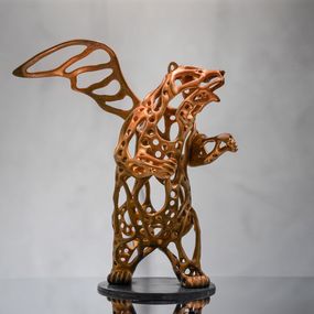 Escultura, Angel Bear Bronze, Richard Texier