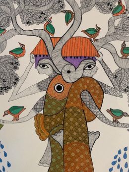 Pintura, Sans titre, Subhas Vyam
