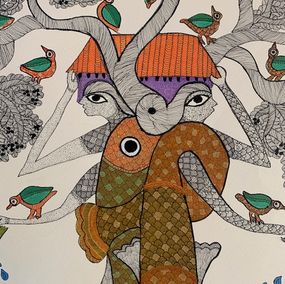 Painting, Sans titre, Subhas Vyam