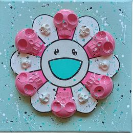 Painting, FlowerSkull, VL.