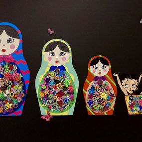Peinture, Les girls, Géraldine G.