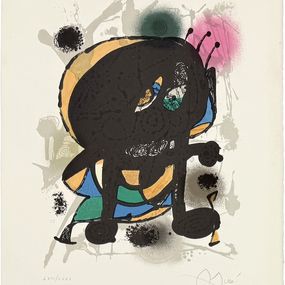 Print, Plate 4 From Lithographs III, Mourlot 1115, Joan Miró