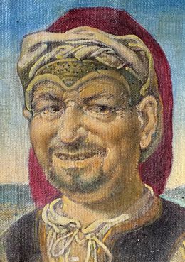 Painting, Portrait of a Man, Oleg Litvinov
