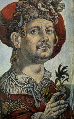 Painting, Self-portrait in 2010, Oleg Litvinov