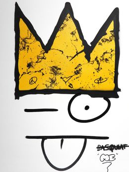 Painting, My Kid Just Ruined My Basquiat (Yellow Gold), Ziegler T