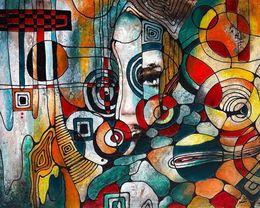 Painting, Spectrum of Self, Lucy Gregry