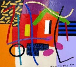 Painting, Variacion 22, Marcello Cid Saint Jean