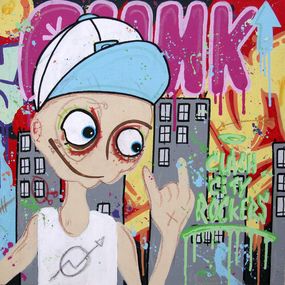 Painting, Clash city rockers, Didier Gomez