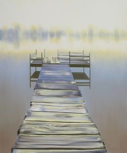 Painting, Transition VIII (from the Overlays series), Vineta Kaulaca