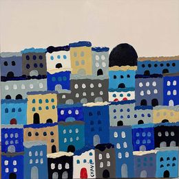 Peinture, On aime Santorin, Chavé