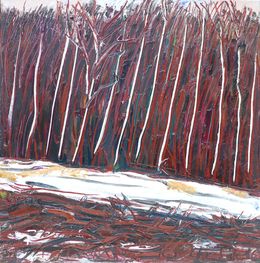 Gemälde, Forest - Winter, Karl-Karol Chrobok