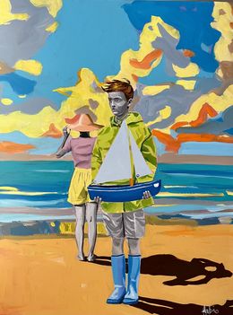 Painting, Spiaggia di Trani #06, Fabio Purino
