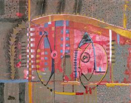 Painting, Observados, Francisco Muñoz Tejeida