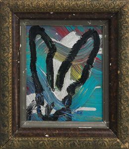 Painting, Totem, Hunt Slonem