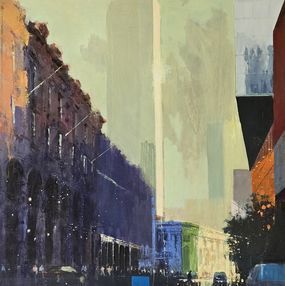 Painting, The View North on Bishopsgate, David Walker