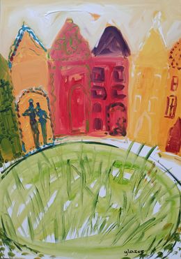 Painting, It's How I Would Love My City to Look Like, Joanna Glazer