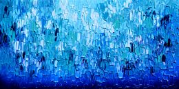 Painting, Relief Blue 25, Tiberiu Soos