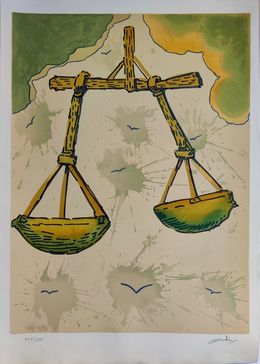 Print, Libra from Signs of the Zodiac, Salvador Dali