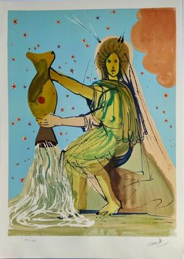 Édition, Aquarius from Signs of the Zodiac, Salvador Dali