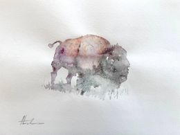 Painting, Bison, Artyom Abrahamyan