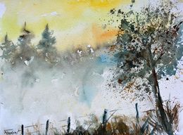 Gemälde, Dawn’s Quiet Veil, Pol Ledent