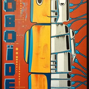 Painting, Roboïde Duality, PRAB'Z
