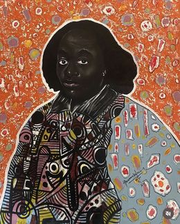 Peinture, Hope - 21st Century, Contemporary, Figurative, Portrait, Mixed Media, Africa, Wasiu Sunday Hassan