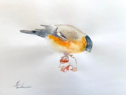 Painting, Bullfinch, Artyom Abrahamyan