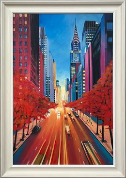 Gemälde, Painting of the Chrysler Building 42nd Street New York City, Angela Wakefield