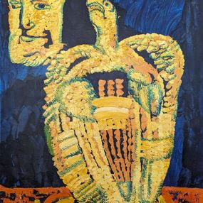 Painting, Singing pitcher, Kiril Kolev