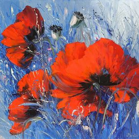 Painting, Wild Poppies Serenade, Marieta Martirosyan