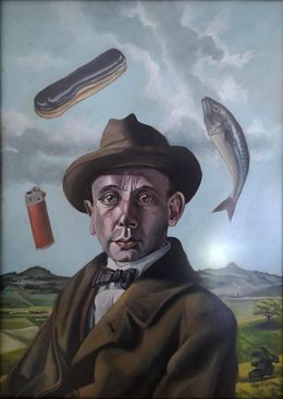 Painting, The Consumer, Dimitri Papastamos