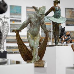 Sculpture, La révérence, Frédéric Vincent