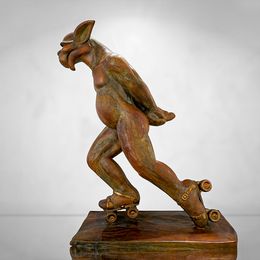Sculpture, Le Patineur, Frédéric Vincent