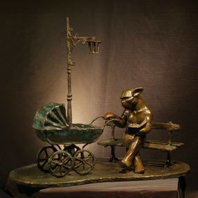 Sculpture, Après-midi au parc, Frédéric Vincent