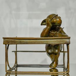Sculpture, La rêveuse, Frédéric Vincent