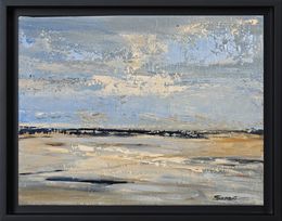 Painting, Norman beach 2, Sophie Dumont