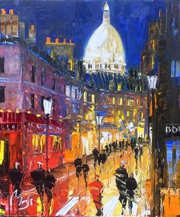 Painting, Soirée a Montmartre, Louis Magre