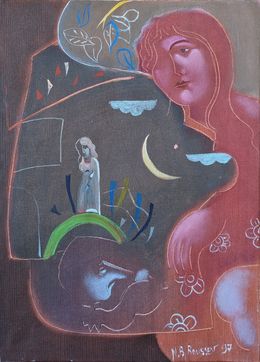 Painting, Evening, Nikolay Rusev