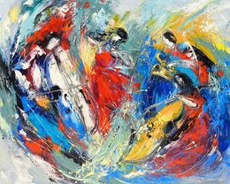 Painting, Colorful Concerto, Marieta Martirosyan