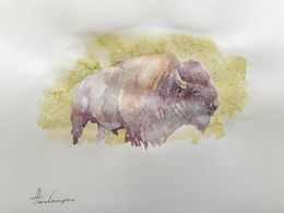 Painting, Bison, Artyom Abrahamyan