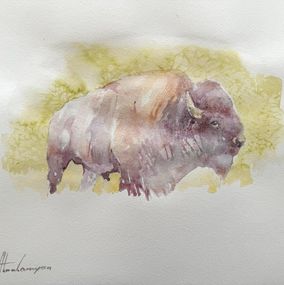 Gemälde, Bison, Artyom Abrahamyan
