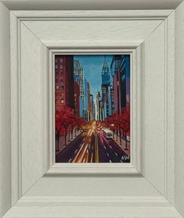 Pintura, Chrysler View – Manhattan in Motion, Angela Wakefield